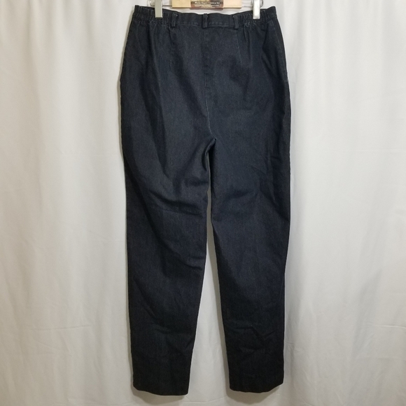 Classic Black Women's Pants By Soft Works In Plus Size 16 - Picture 3 of 14